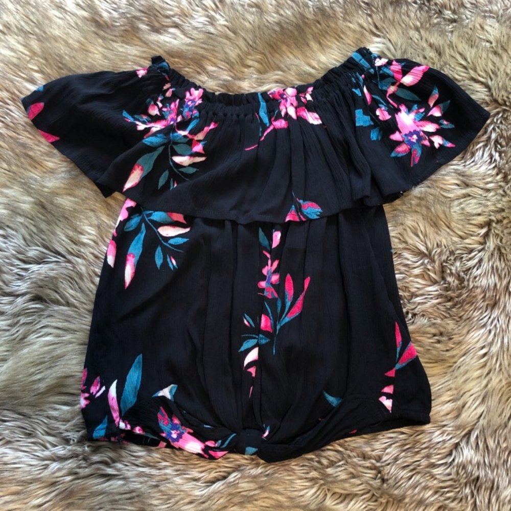 Off the Shoulder Floral Top